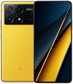 Xiaomi Poco X6 PRO 5G + 4G LTE Global Unlocked (256GB + 8GB) GSM 6.67″ 64MP Triple Camera (Tmobile Mint Tello Global) + (Car Fast Car Dual Charger Bundle) (Yellow)