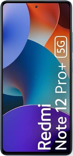 Xiaomi Redmi Note 12 Pro+ Plus 5G (256GB + 8GB) Factory Unlocked 6.67″ 200MP Triple Camera (Only 4G Tmobile/Metro/Mint USA Market) + Extra (w/Fast Car Charger Bundle) (Iceberg Blue)