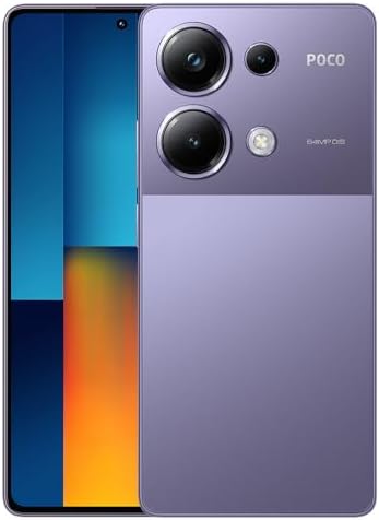 Xiaomi Poco M6 Pro 4G LTE GSM (512GB + 12GB) 64MP Triple Camera 6.67″ Octa Core (Tmobile Mint Tello Global) Unlocked + (Bundle Fast Car Charger) (Purple)