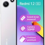 Redmi Xiaomi 12 5G + 4G LTE Global Unlocked 6.79″ 50mp Triple Camera (Tmobile Mint Tello Global) + Extra (w/Fast 33W Dual USB Car Charger) (Polar Silver Global ROM, 128GB + 4GB)