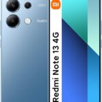 Xiaomi Redmi Note 13 4G LTE (128GB + 6GB) 6.67″ 108MP Triple (Tmobile Mint Tello & Global) Global Bands Unlocked + (Fast Car Dual Charger Bundle) (Ice Blue)