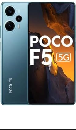 Xiaomi Poco F5 5G Dual 256GB 8GB RAM Factory Unlocked (GSM Only | No CDMA – not Compatible with Verizon/Sprint) Global, Black