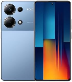 Xiaomi Poco M6 Pro 4G LTE GSM (512GB + 12GB) 64MP Triple Camera Dual Sim 6.67″ Octa Core (Tmobile Mint Tello Global) Unlocked + (Bundle Fast Car Charger) (Blue Global ROM)