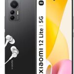 Xiaomi 12 Lite 5G + 4G LTE (128GB + 8GB) Global Version Unlocked 6.55″ 108MP Triple Camera (Tmobile Mint & Global) + (w/Fast Car Charger Bundle) (Lite Black Global)