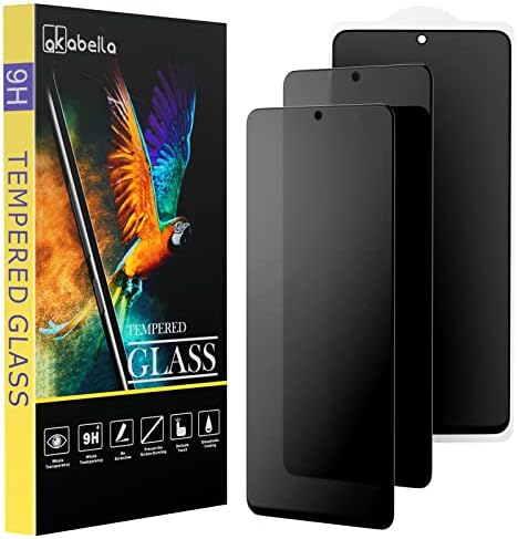 [3 Pack Privacy Screen Protector for Xiaomi Redmi Note 13 Pro 5G Privacy Glass Full Coverage Anti Spy Tempered Glass Protective Film Black