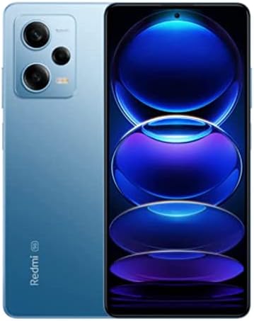 Xiaomi Redmi Note 12 Pro 5G + 4G (256GB + 8GB) Factory Unlocked 6.67″ 50MP Triple Camera (for Tmobile/Metro/Mint USA Market) (Light Blue)