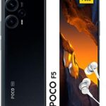 Xiaomi Poco F5 5G + 4G LTE 256GB + 8GB Global Version Unlocked 6.67″ 120Hz 64Mp Triple Camera (Tmobile Mint Tello Metro USA Market) + (w/Fast Car 51W Charger Bundle) (Black Global)