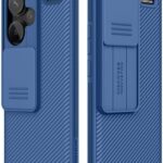 for Xiaomi redmi Note 13 Pro Plus 5G Case, Nillkin Slim case Protective Cover with Camera Protector Hard PC TPU Thin Anti-Scratch Phone Case for Redmi Note 13 pro+ Plus 5G (Note13 Pro Plus Blue)