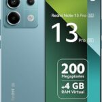 Xiaomi Redmi Note 13 PRO 5G + 4G LTE (128GB + 8GB) 6.67″ 200MP Triple (Tmobile Mint Tello & Global) Global Bands Unlocked + (Fast Car Dual Charger Bundle) (Ocean Teal (Global ROM))