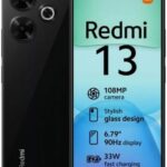 Redmi Xiaomi 13 4G LTE (256GB + 8GB) Factory Unlocked Global ROM GSM 6.79″ 108MP Dual Camera (Tello Mint & Global) + (33w Car Combo) (Midnight Black)