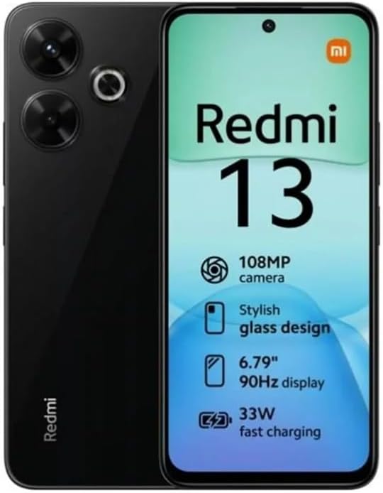 Redmi Xiaomi 13 4G LTE (256GB + 8GB) Factory Unlocked Global ROM GSM 6.79″ 108MP Dual Camera (Tello Mint & Global) + (33w Car Combo) (Midnight Black)