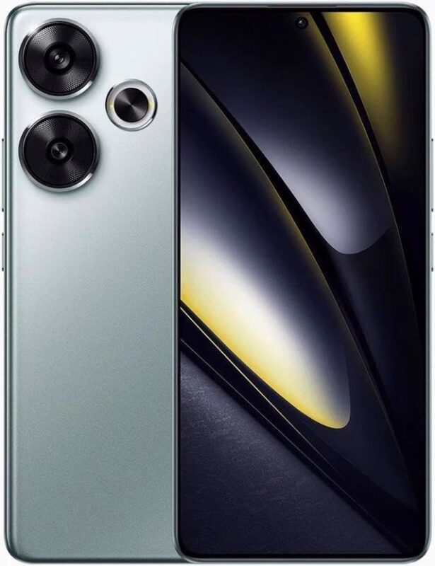 Xiaomi Poco F6 5G + 4G LTE 512GB + 12GB Global Version Unlocked 6.67″ 120Hz 50Mp Triple Camera (Tmobile Mint Tello & Global) + (w/Fast Car 51W Bundle) (Green Global ROM)