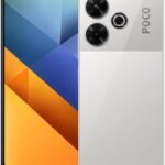 Poco M6 4G LTE GSM (256GB + 8GB) 108MP Triple Camera 6.79″ Octa Core (Tmobile Mint Tello Global) Unlocked + (Fast Car 33W) (Silver (Global ROM))