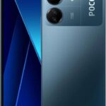 Poco C65 4G LTE GSM (128GB + 6GB) 50MP Triple Camera 6.74″ Octa Core (Tmobile Mint Tello Global) Global Unlocked + (w/Fast 33w Car Charger) (Blue Global ROM)