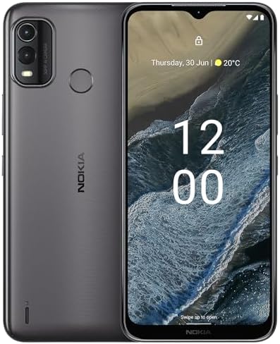 Nokia G11 Plus | Android 12 | Dual SIM | 3-Day Battery | 50MP Camera | 3/64GB | 6.52-Inch Screen | Dual Band WiFi | Unlocked GSM Smartphone | Not Compatible with Verizon or AT&T | Charcoal