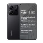 Redmi Note 14 5G (Titan Black, 8GB RAM 128GB Storage) | Global Debut MTK Dimensity 7025 Ultra | 2100 nits Segment Brightest 120Hz AMOLED | 50MP Sony LYT 600 OIS+EIS Triple Camera