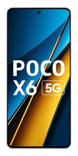 POCO X6 5G (Snowstorm White, 8 GB RAM 256 GB Storage)