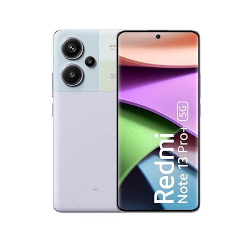 Redmi Note 13 Pro+ (Fusion Purple, 12GB RAM, 256GB Storage) | World’s First Mediatek 7200 Ultra 5G | 200MP Hi-Res Camera | 1.5K Curved AMOLED | 120W HyperCharge