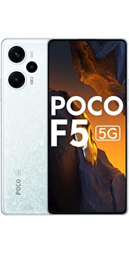 POCO F5 5G (Snowstorm White, 256 GB) (8 GB RAM)