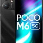 POCO M6 5G (Galactic Black, 4GB RAM, 128GB Storage) | MediaTek Dimensity 6100+ 5G Processor | 5000 mAh Battery + 18W Fast Charging | 50 MP AI Dual-Camera System & Side Fingerprint Sensor