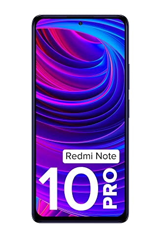 (Refurbished) Redmi Note 10 Pro (Dark Nebula, 6GB RAM, 128GB Storage) -120hz Super Amoled Display|64MPwith 5mp Super Tele-Macro, Normal