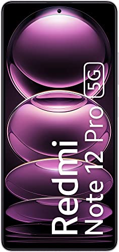 Redmi Note 12 Pro 5G (Stardust Purple, 12GB RAM, 256GB Storage)